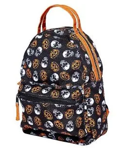 Spirit Halloween Skull And Pumpkin Mini Backpack 7 Spirit Halloween Skull And Pumpkin Mini Backpack -Costume Themes Shop 01548809 b