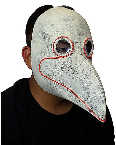 Spirit Halloween Light-Up LED Plague Doctor Half Mask 3 Spirit Halloween Light-Up LED Plague Doctor Half Mask