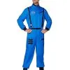 Spirit Halloween Adult Blue NASA Jumpsuit Costume -Costume Themes Shop 01551795 a