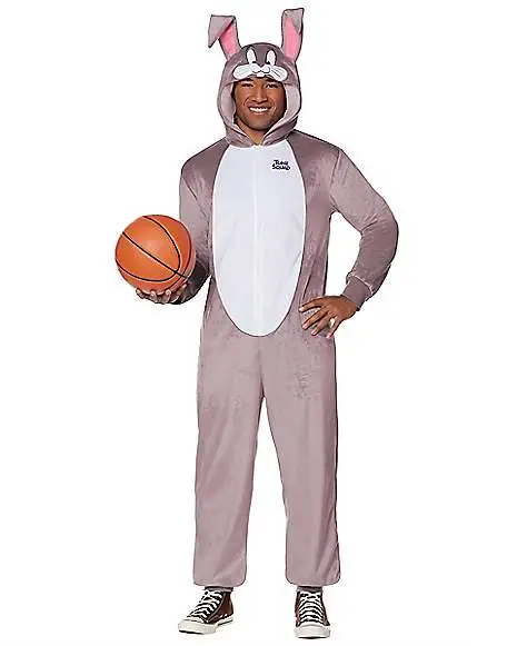 Spirit Halloween Adult Bugs Bunny Union Suit - Space Jam 3 Spirit Halloween Adult Bugs Bunny Union Suit - Space Jam