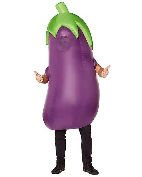 Spirit Halloween Adult Eggplant Inflatable Costume 3 Spirit Halloween Adult Eggplant Inflatable Costume