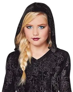 Spirit Halloween Kids Black Hooded Dress 7 Spirit Halloween Kids Black Hooded Dress -Costume Themes Shop 01558378 c