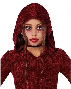 Spirit Halloween Kids Red Hooded Dress -Costume Themes Shop 01558410 c