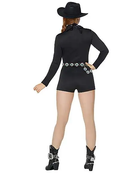 Spirit Halloween Adult Western Cutie Romper Costume 4 Spirit Halloween Adult Western Cutie Romper Costume - Image 2