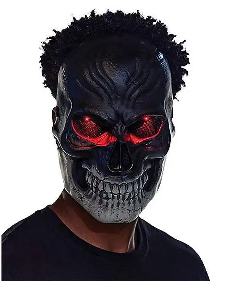Spirit Halloween Light-Up Dark Skeleton Mask 4 Spirit Halloween Light-Up Dark Skeleton Mask - Image 2