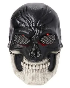 Spirit Halloween Light-Up Dark Skeleton Mask 10 Spirit Halloween Light-Up Dark Skeleton Mask -Costume Themes Shop 01558808 c