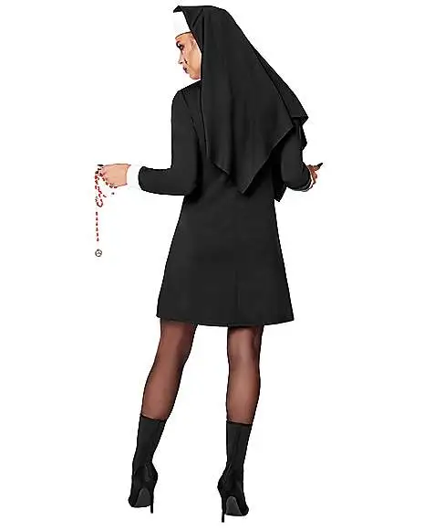 Spirit Halloween Adult Unholy Nun Costume 4 Spirit Halloween Adult Unholy Nun Costume - Image 2