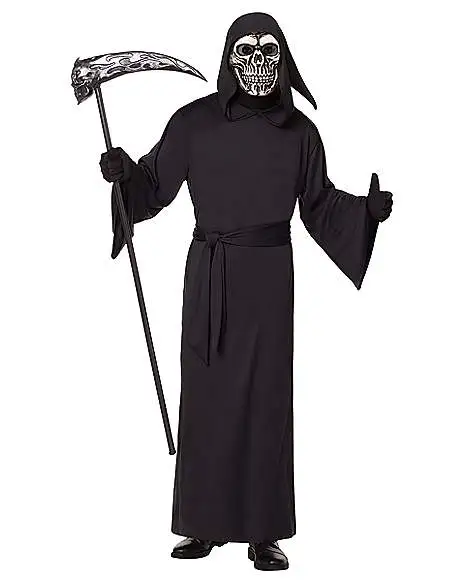 Spirit Halloween Adult Reaper Skeleton Robe Costume 3 Spirit Halloween Adult Reaper Skeleton Robe Costume