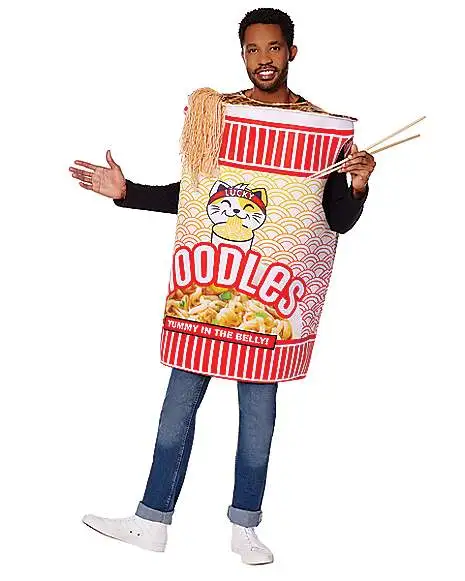 Spirit Halloween Adult Lucky Noodles Costume 3 Spirit Halloween Adult Lucky Noodles Costume