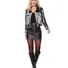 Spirit Halloween Adult Cropped Skeleton Jacket 2 Spirit Halloween Adult Cropped Skeleton Jacket -Costume Themes Shop 01559814 a