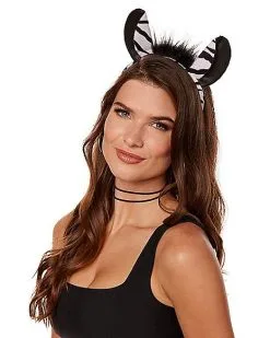 Spirit Halloween Zebra Ear Headband