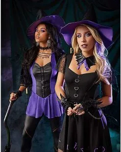 Spirit Halloween Adult Black Magic Witch Costume 7 Spirit Halloween Adult Black Magic Witch Costume -Costume Themes Shop 01560739 c