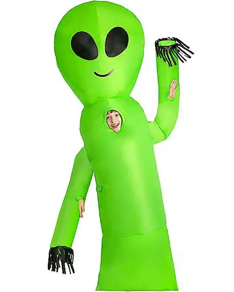Spirit Halloween Kids Wavy Arms Alien Inflatable Costume 3 Spirit Halloween Kids Wavy Arms Alien Inflatable Costume