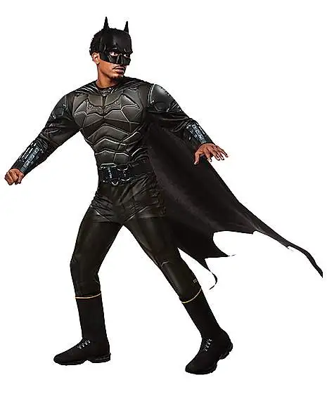 Spirit Halloween Adult Batman Costume Deluxe - The Batman 3 Spirit Halloween Adult Batman Costume Deluxe - The Batman