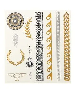 Spirit Halloween Roman Hand And Body Tattoos -Costume Themes Shop 01567072 c