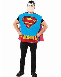 Spirit Halloween Adult Superman Costume Kit - Ben Cooper -Costume Themes Shop 01570050 c