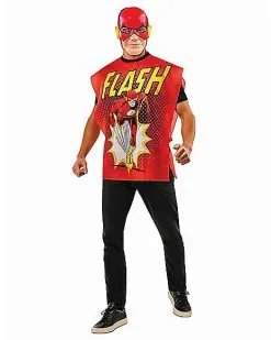 Spirit Halloween Adult The Flash Costume Kit - Ben Cooper 7 Spirit Halloween Adult The Flash Costume Kit - Ben Cooper -Costume Themes Shop 01570084 c
