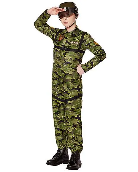 Spirit Halloween Kids Airborne Pilot Costume 3 Spirit Halloween Kids Airborne Pilot Costume