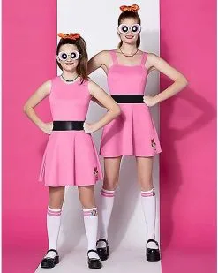 Spirit Halloween Adult Blossom Costume - The Powerpuff Girls 7 Spirit Halloween Adult Blossom Costume - The Powerpuff Girls -Costume Themes Shop 01572460 c