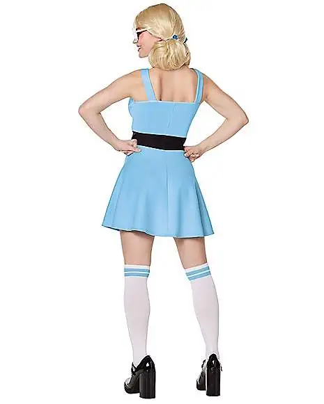 Spirit Halloween Adult Bubbles Costume - The Powerpuff Girls 4 Spirit Halloween Adult Bubbles Costume - The Powerpuff Girls - Image 2