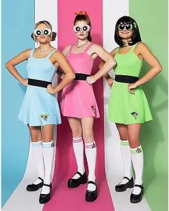 Spirit Halloween Adult Bubbles Costume - The Powerpuff Girls 7 Spirit Halloween Adult Bubbles Costume - The Powerpuff Girls -Costume Themes Shop 01572502 c