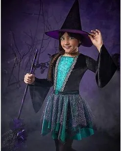 Spirit Halloween Kids Enchantress Witch Costume -Costume Themes Shop 01572734 c