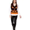 Spirit Halloween Adult Jack-O'-Lantern Sweater Vest 2 Spirit Halloween Adult Jack-O'-Lantern Sweater Vest -Costume Themes Shop 01575349 a