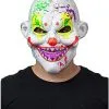 Spirit Halloween Black Light Neon Clown Full Mask 2 Spirit Halloween Black Light Neon Clown Full Mask -Costume Themes Shop 01577659 a