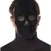 Spirit Halloween Black Velvet Skull Half Mask 2 Spirit Halloween Black Velvet Skull Half Mask -Costume Themes Shop 01577709 a