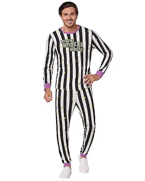 Spirit Halloween Beetlejuice Pajama Set 3 Spirit Halloween Beetlejuice Pajama Set