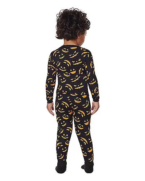 Spirit Halloween Toddler Jack-O'-Lantern Pajama Set 4 Spirit Halloween Toddler Jack-O'-Lantern Pajama Set - Image 2