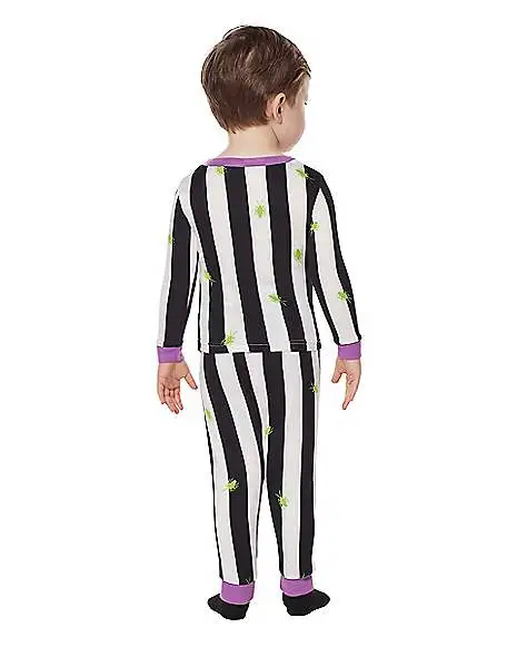 Spirit Halloween Toddler Beetlejuice Pajama Set 4 Spirit Halloween Toddler Beetlejuice Pajama Set - Image 2