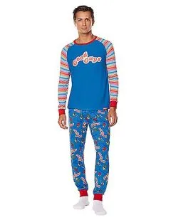 Spirit Halloween Good Guys Chucky Pajama Set