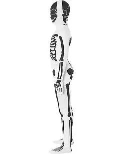 Spirit Halloween Black And White Skeleton Skin Suit Costume -Costume Themes Shop 01580539 b