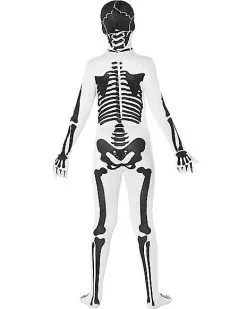 Spirit Halloween Black And White Skeleton Skin Suit Costume -Costume Themes Shop 01580539 c