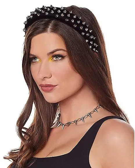 Spirit Halloween Kids Studded Black Headband 4 Spirit Halloween Kids Studded Black Headband - Image 2