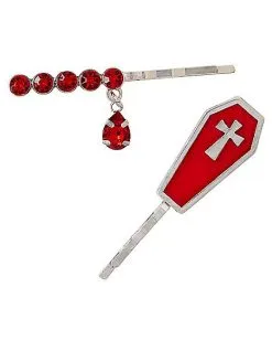 Spirit Halloween Vampire Teeth Hair Clips 9 Spirit Halloween Vampire Teeth Hair Clips -Costume Themes Shop 01582220 d