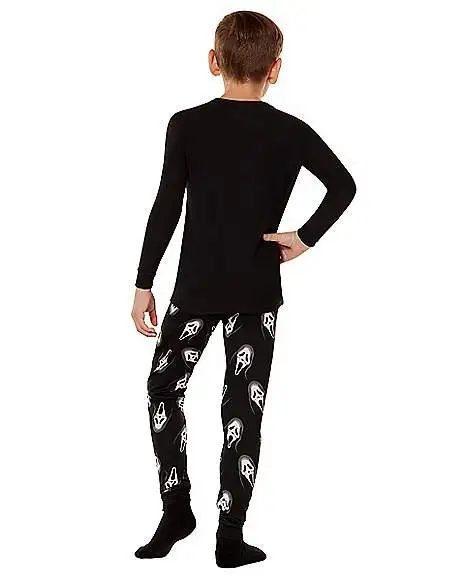 Spirit Halloween Kids Ghost Face Pajama Set 4 Spirit Halloween Kids Ghost Face Pajama Set - Image 2