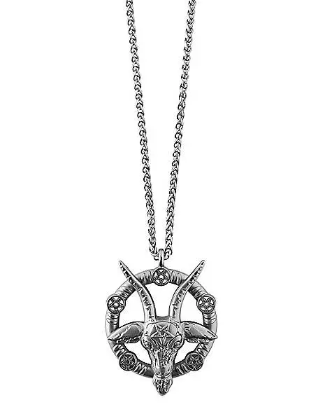 Spirit Halloween Unholy Baphomet Necklace 4 Spirit Halloween Unholy Baphomet Necklace - Image 2