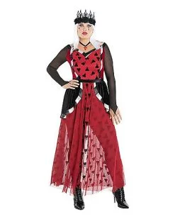 Spirit Halloween Adult Twisted Queen Of Hearts Costume -Costume Themes Shop 01585694 c