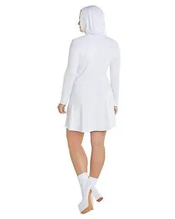 Spirit Halloween Adult White Long Sleeve Dress 9 Spirit Halloween Adult White Long Sleeve Dress -Costume Themes Shop 01586270 d