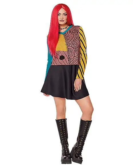 Spirit Halloween Adult Sally Costume Kit - The Nightmare Before Christmas 3 Spirit Halloween Adult Sally Costume Kit - The Nightmare Before Christmas