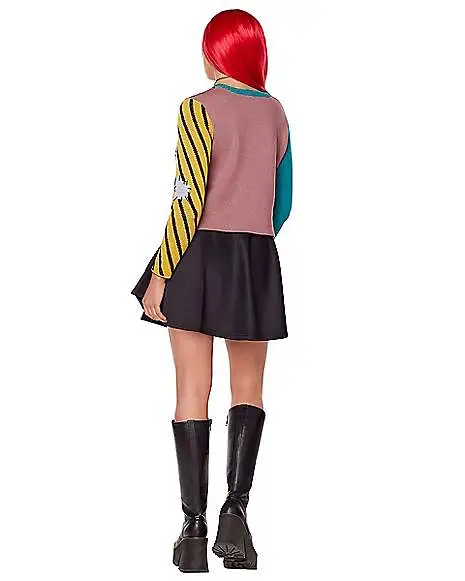 Spirit Halloween Adult Sally Costume Kit - The Nightmare Before Christmas 4 Spirit Halloween Adult Sally Costume Kit - The Nightmare Before Christmas - Image 2