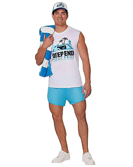 Spirit Halloween Adult Pool Boy Costume Kit 3 Spirit Halloween Adult Pool Boy Costume Kit