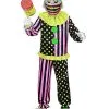Spirit Halloween Adult Light-Up Wacky Mole Clown Costume -Costume Themes Shop 01588961 a