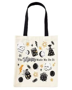 Spirit Halloween The Moon Made Me Do It Tote Bag