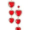 Spirit Halloween Cupid Heart Dangle Earrings -Costume Themes Shop 01590256 a