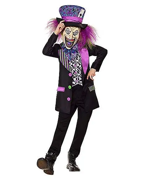 Spirit Halloween Kids Dark Mad Hatter Costume 3 Spirit Halloween Kids Dark Mad Hatter Costume