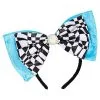Spirit Halloween Alice Checkerboard Bow Headband 2 Spirit Halloween Alice Checkerboard Bow Headband -Costume Themes Shop 01590975 a