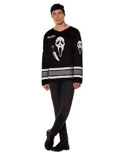 Spirit Halloween Adult Ghost Face Jersey 7 Spirit Halloween Adult Ghost Face Jersey -Costume Themes Shop 01591049 c